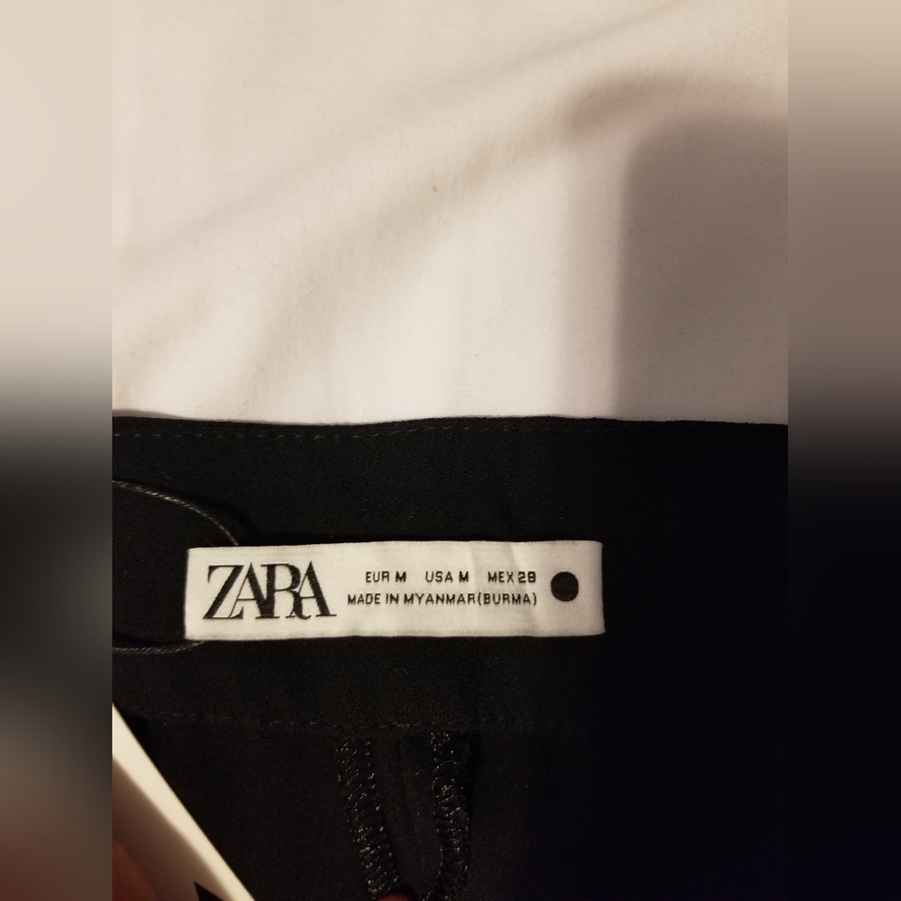 NWT Zara Pants Join Life Color Black  Size M - Picture 3 of 10